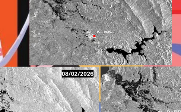 الأقمار الصناعية ترصد توسع الفيضانات في شمال غرب المغرب وتأثيرها على الأراضي الزراعية