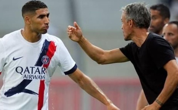 لويس إنريكي يستنجد بخبرة حكيمي في ملحق الأبطال