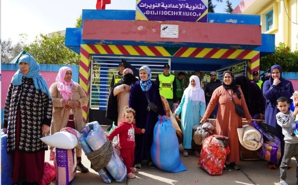 سكان سيدي قاسم يعودون إلى منازلهم بعد تقلبات جوية استثنائية