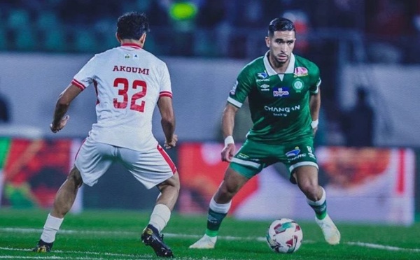 الرجاء يفوز بهدف دون رد على حسنية أكادير ويعزز صدارته للدوري