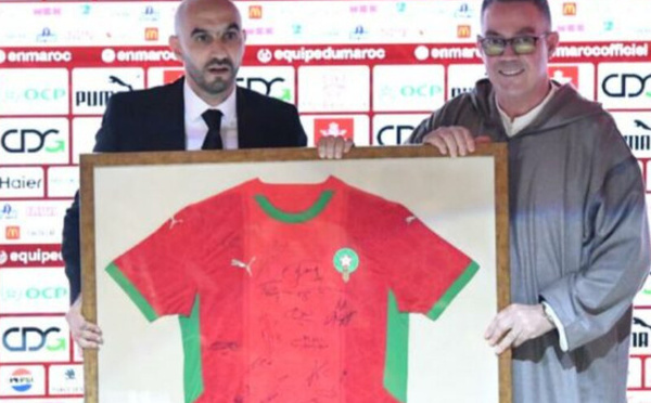 فوزي لقجع يشيد بعمل وليد الركراكي خلال قيادته للمنتخب الوطني