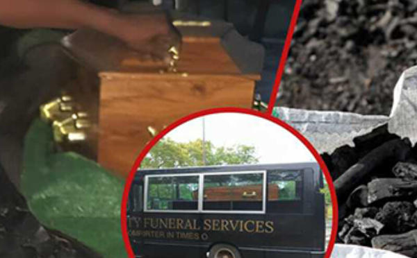 هروب مشتبه بهم بعد ضبطهم يهرّبون الفحم داخل سيارة نقل موتى في مالاوي