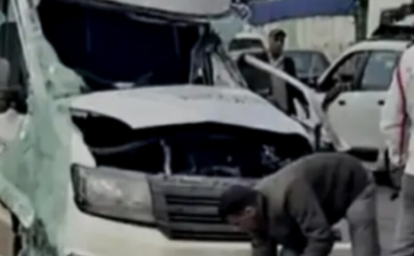 ​23 مصاباً في حادثة سير خطيرة على الطريق الوطنية رقم 9 بين برشيد وسطات