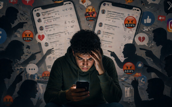 وسائل التواصل الاجتماعي في المغرب : صعود مقلق لظاهرة العنف اليومي في التعليقات