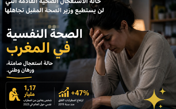الصحة النفسية : أزمة صحية قادمة لن يستطيع وزير الصحة المقبل تجاهلها
