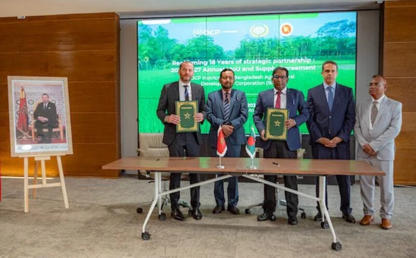 المكتب الشريف للفوسفاط يعزز حضوره الدولي باتفاقية جديدة مع بنغلاديش