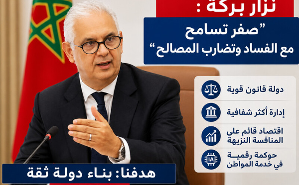 نزار بركة يدعو إلى جعل الثقة الركيزة الجديدة للحكامة العمومية