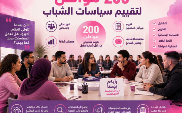 200 مواطن لتقييم سياسات الشباب