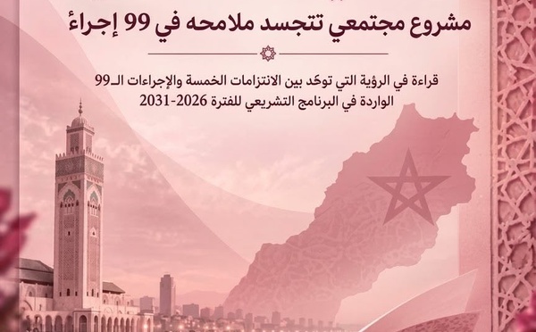 حزب الاستقلال: «وطني، مستقبلي» — مشروع مجتمعي في 99 إجراءً