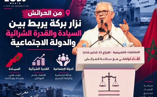من العرائش، نزار بركة يربط بين السيادة والقدرة الشرائية والدولة الاجتماعية