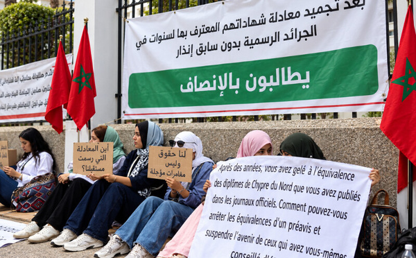 معادلة شهادات جامعات قبرص الشمالية تعيد الطلبة والخريجين إلى الاحتجاج في الرباط
