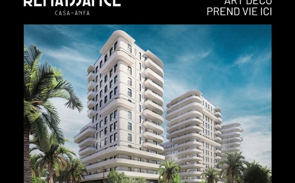 Renaissance Casa Anfa.. مشروع سكني جديد يعيد الآرت ديكو إلى قلب الدار البيضاء