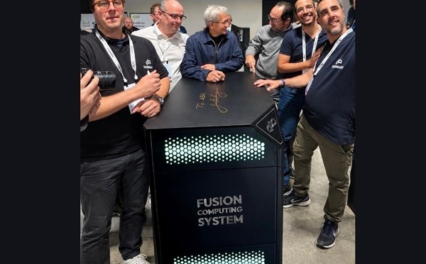 ABA Technology تعرض حل Fusion AI In-a-Box أمام جينسن هوانغ في GTC Berlin 2026