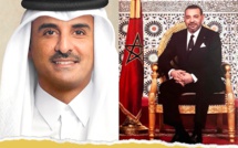 جلالة الملك يهنئ أمير قطر على نجاح تنظيم المونديال