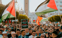 مسيرة ضخمة في طنجة يوم عيد الفطر تضامناً مع غزة
