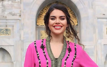 النجمة التركية غاي تورغورت أيفن تتألق بالقفطان المغربي