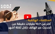المكالمات الهاتفية : أكثر من 10,7 مليارات دقيقة من الحديث عبر الهاتف خلال ثلاثة أشهر
