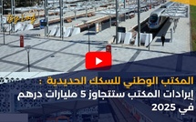 المكتب الوطني للسكك الحديدية : إيرادات المكتب ستتجاوز 5 مليارات درهم في 2025