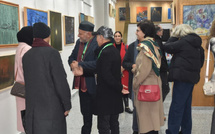 قطبان والجيراري يفتتحان معرضهما التشكيلي برواق نادرة