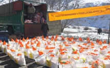 مؤسسة محمد الخامس للتضامن توزع المساعدات على ساكنة الريف المتضررة من البرد القارس