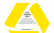 تتويج Crédit Agricole du Maroc بجائزة STP Award 2025: اعتراف دولي بكفاءة العمليات البنكية المغربية