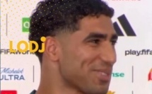 موقف نبيل وتصرف راقي  من النجم المغربي أشرف حكيمي تجاه صحفي مكسيكي خلال المؤتمر الصحفي