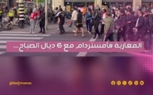 المغاربة فأمستردام مع 6 ديال الصباح بعد التأهل …