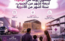 90 يومًا من الوقود، أربعة أشهر من الحبوب، وستة أشهر من الأدوية